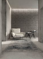 DYS Distressed Rug Grey Diesel Iris Ceramica - imagine 2